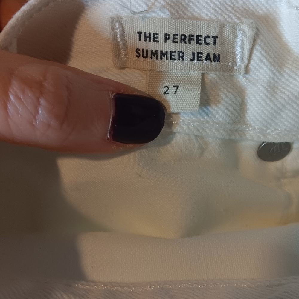 Madewell The Perfect Summer Jean White 27 - Picture 8 of 8